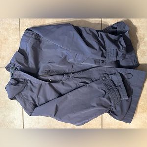 Size extra small Coach rain jacket with cinch cinched pull inside jacket